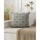 thumbnail image 3 of Pack De 2 Fundas De Cojin Cuadros Gris, 3 of 3