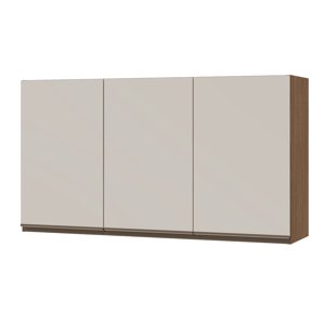 Df Home - Mueble Mural Aéreo De Cocina Conecta - Ebano Off White 1306M.0001