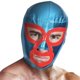thumbnail image 1 of Máscara de Luchador Artisans Bazaar Turquesa Bravo para Adultos, 1 of 2