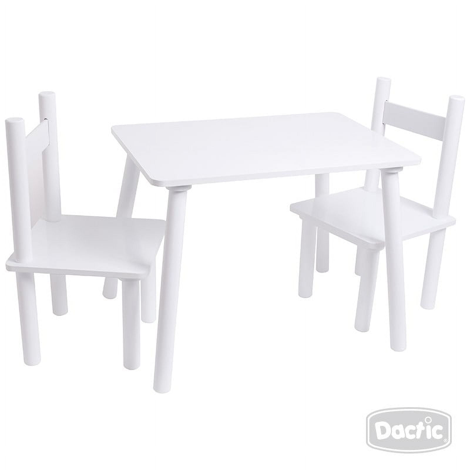 Dactic - Mesa Con 2 Sillas De Madera
