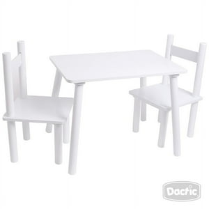 Dactic - Mesa Con 2 Sillas De Madera