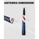 thumbnail image 3 of Antena Para Auto De 5 5 De Aluminio Con Bandera De Estados Unidos Resistente Al Agua, 3 of 7