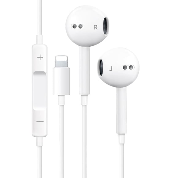 Auriculares SUPVOL con cable y conector Lightning para iPhone con micrófono