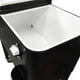 thumbnail image 5 of Cooler Negro Mate Retro Metálico Con Manilla Y Ruedas 60 Litros, 5 of 6