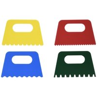 Juego De 4 Raspadores De Pintura School Smart Plastic, 3 X 5 Cm, Varios