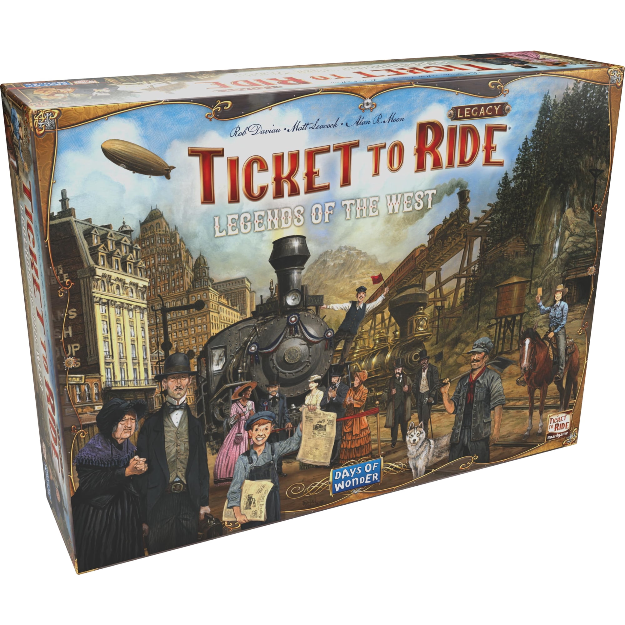 Days Of Wonder - Boleto De Juego De Mesa Para Viajar En Legacy Legends Of The West