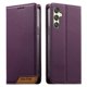 thumbnail image 1 of Funda Tipo Cartera de Cuero Sintético para Samsung Galaxy A25 Bloqueo RFID, con Ranuras para Tarjetas y Bolsillo para Efectivo, Cierre Magnético Fuerte Morado, 1 of 6
