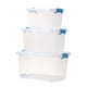 thumbnail image 1 of Set De 3 Cajas de Almacenamiento de Plastico Con Tapas, 1 of 5
