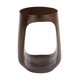 thumbnail image 4 of Mesa lateral Zuo Okno de madera de mango color nogal, redonda, 4 of 9