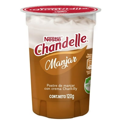 Postre Crema Manjar 120 G Chandelle