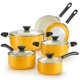thumbnail image 1 of Juego de Utensilios de Cocina Cook N Home 10 Piezas Amarillo Antiadherente Cerámico, 1 of 6