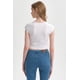thumbnail image 3 of Polera Mujer Crop Blanco, 3 of 4