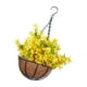 thumbnail image 2 of Flores Artificiales Colgantes En Canasto, Decoración De Primavera Para El Hogar, Patio, Exterior, Estilo A, 2 of 3