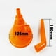 thumbnail image 3 of Embudo flexible para gasolina, extraíble, para coche, con filtro de polietileno, mangueras de llenado de 13 cm, color naranja, 3 of 5