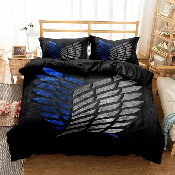 Titan Attack Pattern Duvet Cover Bedding Comforter Sets Soft Quilt Cover and Pillowcases Double