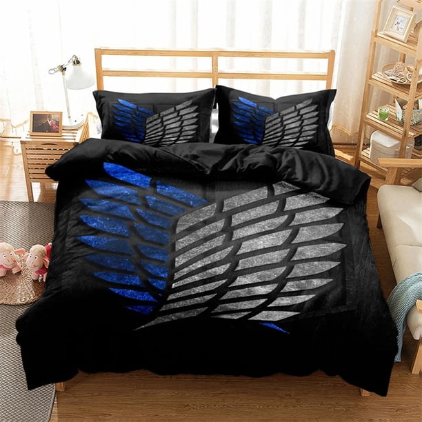 Titan Attack Pattern Duvet Cover Bedding Comforter Sets Soft Quilt Cover and Pillowcases Double