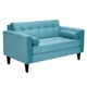 thumbnail image 2 of Sofa Retro 2c Felpa 00 Turquesa, 2 of 6