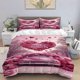 thumbnail image 1 of Rose Car Theme Digital Printed Set Polyester Anti-Pilling Soft and Breathable, 1 of 1