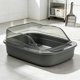 thumbnail image 5 of Caja De Arena Para Gatos Abierta, Orinal Grande Con Forma De Dibujos Animados, Caja De Arena Para Gatos, Bandeja De Arena Para Gatos, Gris, 5 of 6