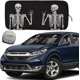 thumbnail image 1 of [Sombrilla] Calavera divertida de esqueleto de Halloween TDCQQGQQ para coche, 1 of 6