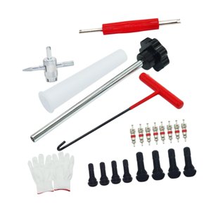 Ioensy - Herramienta De Extracción De Vástago De Neumático, Herramienta De Gancho Para Reparación De Cortacésped, Camión, Motocicleta, 23 Piezas