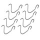 thumbnail image 5 of Clips de alambre para postes T Breezliy TPWC50, galvanizados de alta resistencia (50 piezas), 5 of 8