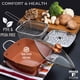 thumbnail image 3 of Set de utensilios de cocina Moss & Stone, 6 piezas, antiadherentes, cobre, inducción, 3 of 9