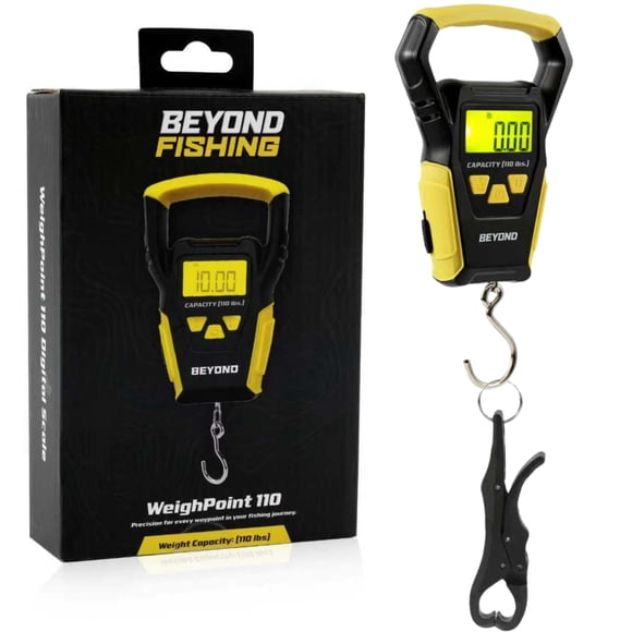 Báscula Beyond Braid WeighPoint 110 50 kg con cinta métrica y pantalla LCD