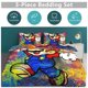 thumbnail image 5 of Mario Print Bedding Set Pattern Duvet Cove Set 3 Pieces 1 Quilt Cover And 2 Pillowcases for Women Men Teens, 5 of 5