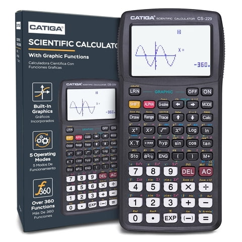 Calculadora Científica Catiga Cs229 Con Funciones Gráficas