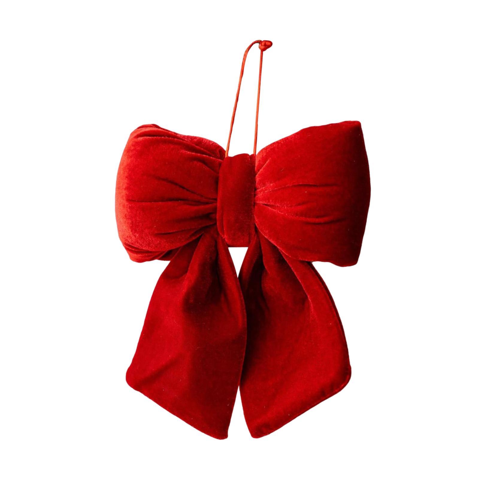 Bothyi - Lazo Navideño Suave Y Rústico Para Decoración De Árbol De Navidad, Guirnalda Para Puerta De Boda L