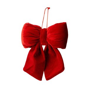 Bothyi - Lazo Navideño Suave Y Rústico Para Decoración De Árbol De Navidad, Guirnalda Para Puerta De Boda L