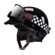 thumbnail image 1 of Casco De Scooter Cómodo Y Transpirable Accesorios De Ciclismo Casco De Moto Negro Brillante, 1 of 5