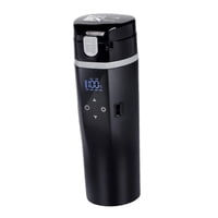Magideal - Taza Eléctrica Eléctrica, 12V, 24V, Calefacción, Control Táctil Portátil, 450Ml, Adecuada Para Viajes, Camión, Leche, Acero Inoxidable, Ebullición Ráp - Cubierta Cubierta Elástica