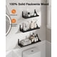 thumbnail image 5 of Juego de estantes de pared AMADA HOMEFURNISHING Wood Floating Black, 5 of 8