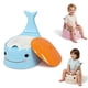 thumbnail image 1 of Orinal de Entrenamiento Unseki con Asiento de Ballena y Tapa Azul, 1 of 7