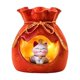 thumbnail image 1 of Florero Con Bolsa De Dinero, Adorno De Escritorio Chino Brillante Para Entrada Del Gabinete Del Dormitorio Con Gato De La Suerte, 1 of 3