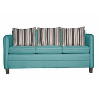 Ruzam Mobel - Sofá 3 Cuerpos Barcelona Turquesa