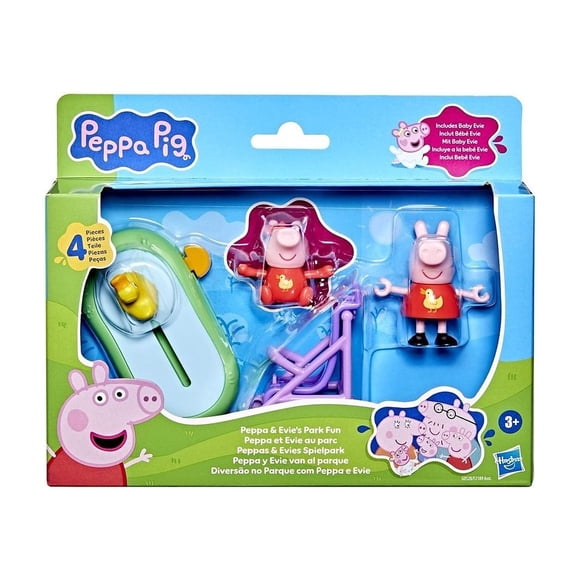 PEPPA PIG PLAYSET - PEPPA Y EVIE VAN AL PARQUE