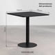 thumbnail image 3 of Comedor Restaurante Cafeteria 70x70x74cm 4 Sillas Venhoouse Negro, 3 of 8