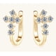 thumbnail image 3 of Aretes de Aro de Moissanita para Mujer 0.72cttw Color D Claridad VVS1 Corte Redondo Aretes de Diamante Aro Aretes de Moissanita de Plata Esterlina 925 para Mujer, 3 of 7