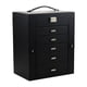 thumbnail image 5 of Caja De Joyería Caja De Almacenamiento De Joyería Portátil De PU Para Pulseras Pendientes Adornos, 5 of 5