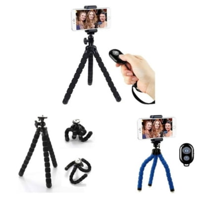 Genérico - Mini Tripode Selfie 27 Cm Ezra Con Control Bluetooth St04