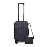 Nautica - Pack Maleta Cabina S (10 Kg) Amsterdam Azul + Bandolera Leeway Negro