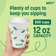 thumbnail image 2 of Vasos calientes de papel compostables Perk Eco, 350 ml, 500 unidades, 2 of 8