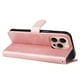 thumbnail image 4 of Funda con Cremallera para iPhone 16 Pro, Carcasa Cartera de Cuero PU con Soporte y Tarjetero, 4 of 6