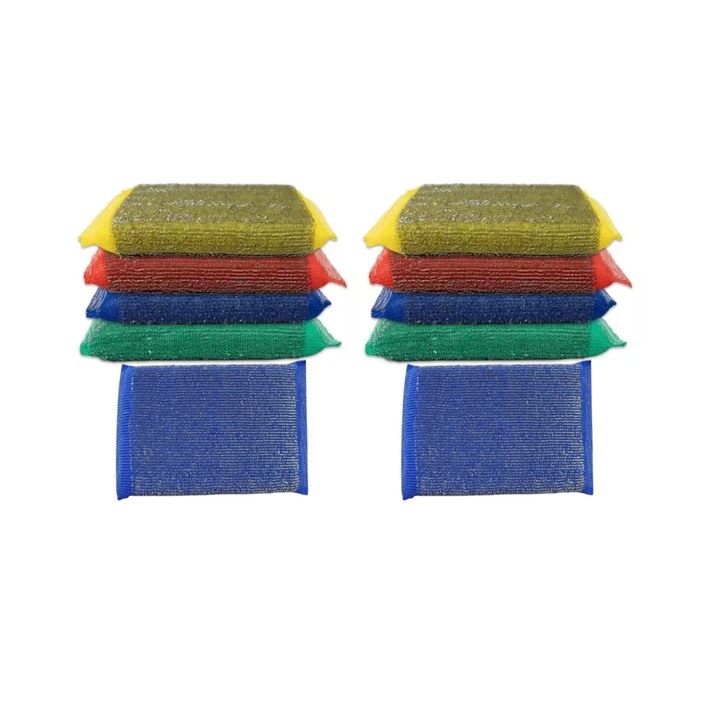 Genérico - Pack 10 Esponjas De Acero Inoxidable | Limpieza Profunda Y Sin Esfuerzo