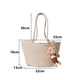 thumbnail image 2 of Bolsa de algodón, bolsa de playa, bolso de mano, bolso de hombro, bolso bandolera, monederos, 2 of 5