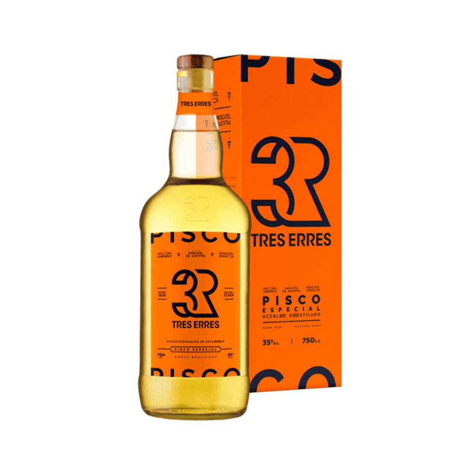 Pisco Tres Erres 35° 750cc
