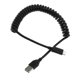 thumbnail image 3 of USB 3.0 Macho A USB C Tipo-C Macho Extensión Cable De Resorte Cable De Alambre En Espiral, 3 of 5